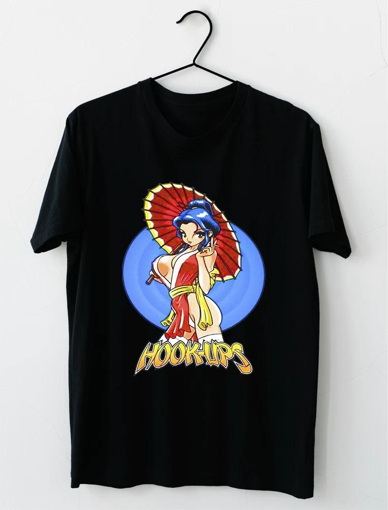 Hookups Skateboard Chinese Girl With Umbrella Smoking T-Shirt S-2XL XXXL