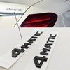 3D ABS Chrome Black Car Letters Logo 4MATIC Emblem Sticker Nameplate Rear Trunk Badge For Mercedes Benz 4MAITC Acciessories