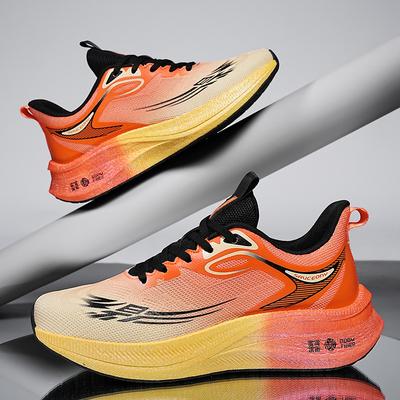 Male Sneakers Mesh Comfortable Lace-up Fashion Gym Jogging Shoes Breathable Flat Casual Trendy Tennis Shoes for Men