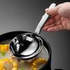 18/10 Short Handle Soup Spoon Stainless Steel Round Spoon Heavy Duty Deepening Service Spoon