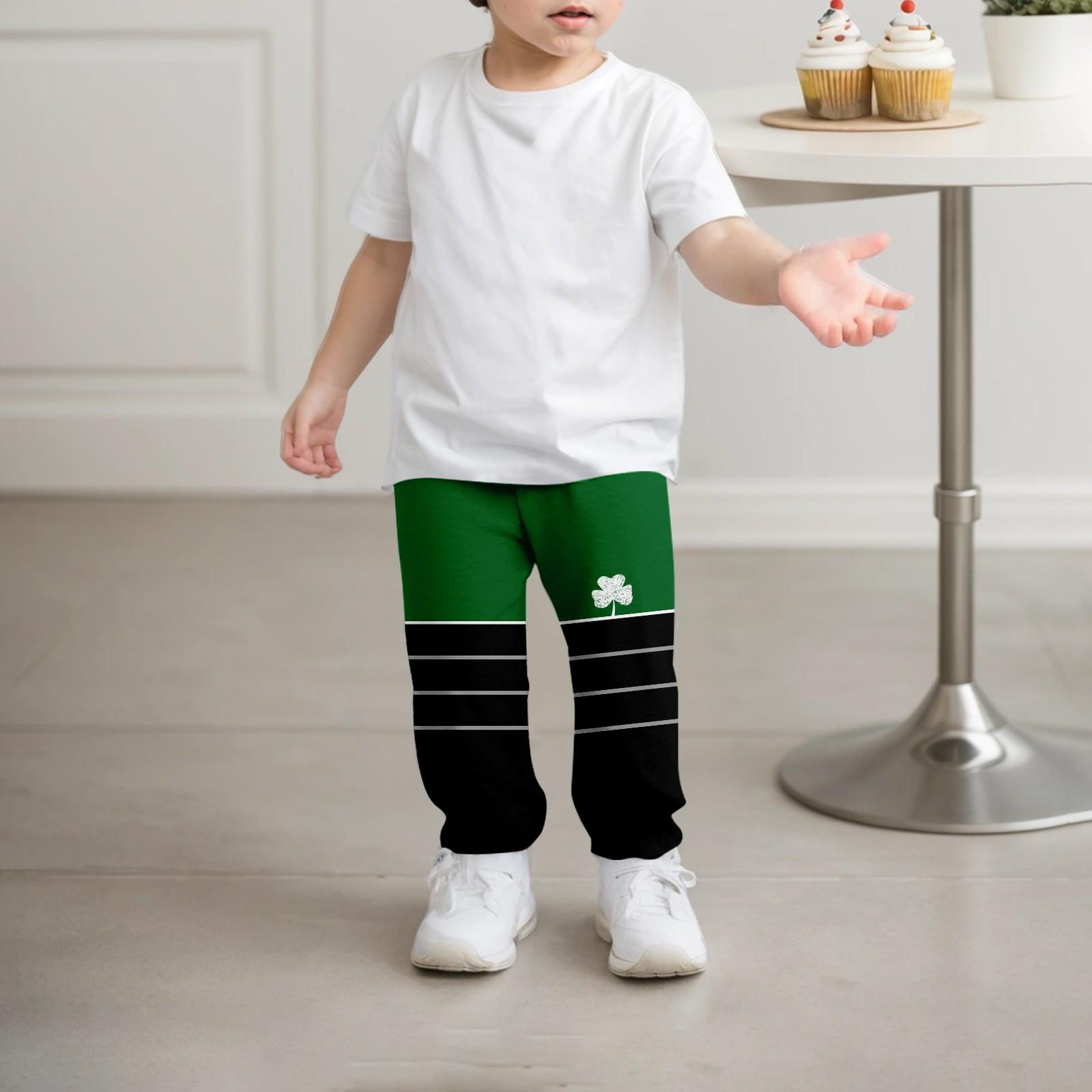 

Дитячі модні різдвяні вільні шнурки на талії, однотонні повсякденні спортивні штани, штани для відпочинку 140