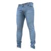 Středně vysoký zip Fly Multi Kapsy Muži Džíny Jaro Podzim Slim Fit Tužka Denim Kalhoty Streetwear