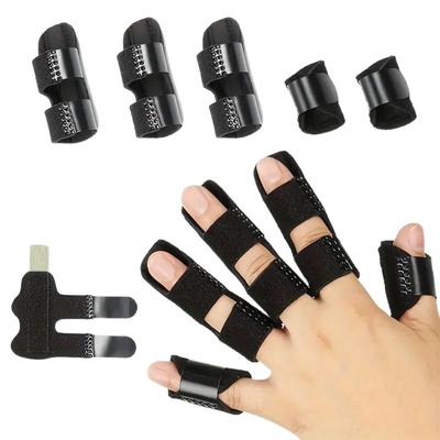 12Pcs Finger Guards Set Finger Immobilization Strap Finger Protectors Finger Brace Support Finger Splint Thumb Finger Sleeves