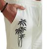 Men's Cotton Linen Thin Section Casual Trousers Straight Loose Printed Trousers Men's Summer Models