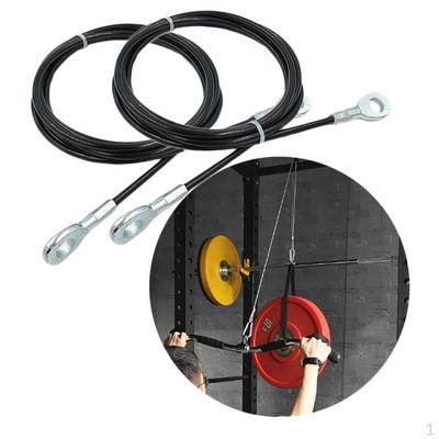 2 Peças Ajustável Heavy Duty Fitness DIY Cabo de Polia Ombro Mão Acessório