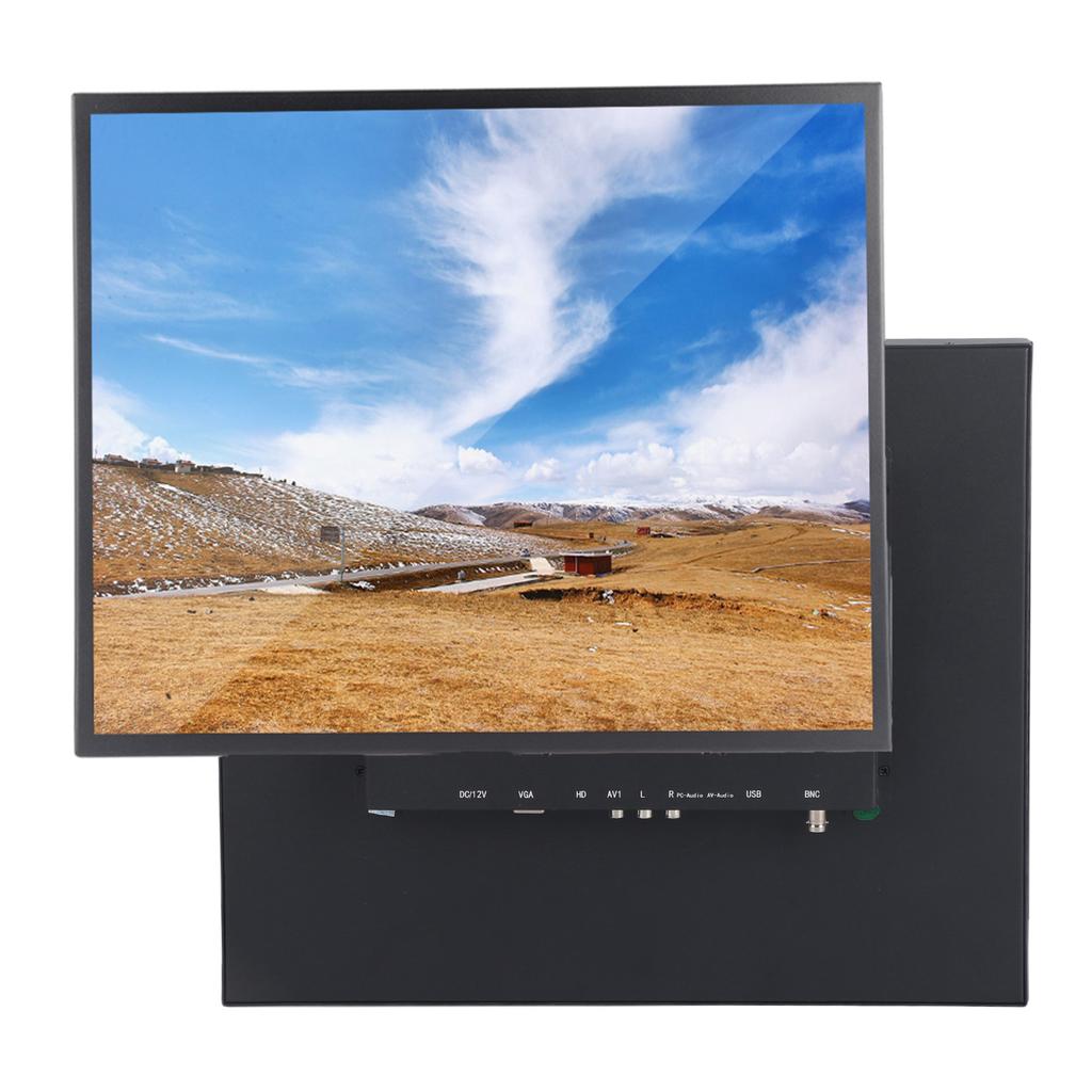 19in Resistive Touch Screen 1280x1024 All Metal Industrial Monitor for HDMI VGA AV BNC USB