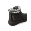Daks Women S Ultra Light Fur Ankle bootS  Black  dlb413lS10