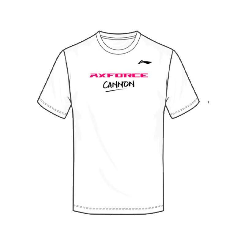 Li-Ning Breathable Comfortable Quick-Dry Badminton Apparel Unisex Sportswear White AHST79-2