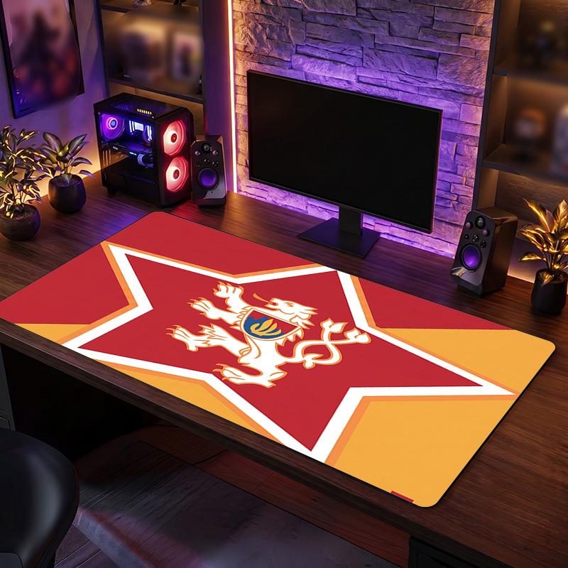 Republi Football Crest Mouse Pad, Extended Non Slip Rubber Desk Mat for Gaming Office Laptop Fan Gift