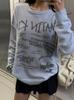 New Arrival: Matin Kim Graffiti Sweater - Unisex Lazy Style Knit Top