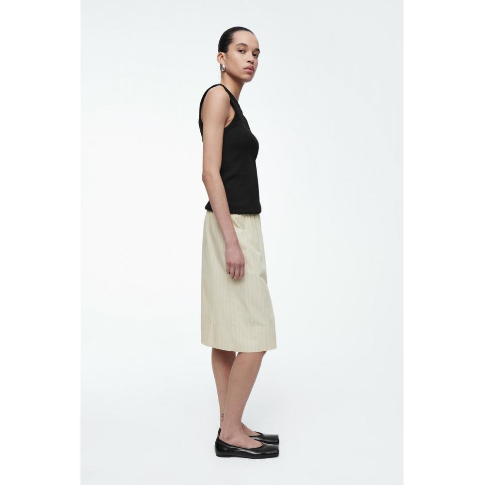 Cos Japan Pinstripe Shorts