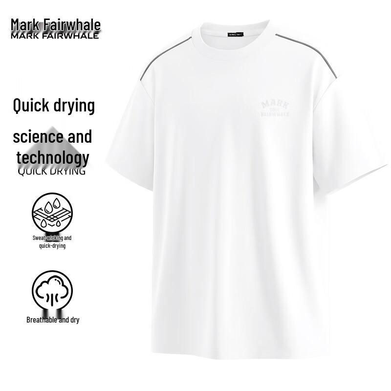 

Mark Fairwhale Men s Quick-Dry Round Neck Short Sleeve T-Shirt M