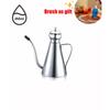 SUS304 Stainless Steel Oil Dispenser  Bottle Leakproof Cruet with Spout Easy Precision Pouring of Olive Oil Vinegar and Grease