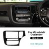 Real Soft Carbon Fiber For Mitsubishi Outlander 2014 2015 2016 2017 2018 2019 2020 LHD RHD Car Center Console Frame Sticker.
