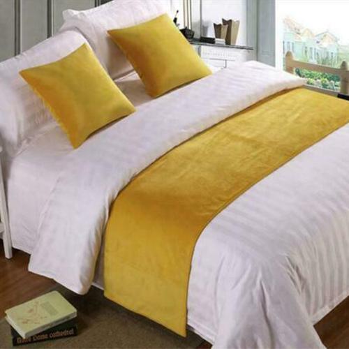 European Style Luxury Velvet Bed Runner Throw Home Hotel Decoration Bed Flag Wedding Bedroom Bed Tail Towel Pillowcase