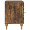 Nightstand Smoked Oak 43 x 34.5 x 50 cm Engineered Wood