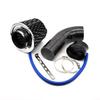 76mm Auto Umgerüstet Winter Pilzkopf Luftfilter Ansaugrohr Filter High Flow Hoch Kaltluftfilter Aluminium Rohr Kit