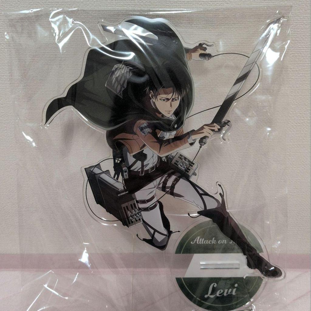 Used Attack on Titan Attack on Memory Corporal Levi BIG Acrylic Stand