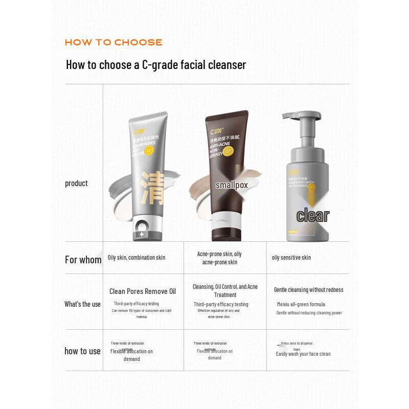 C-Key Dual-Tube Amino Acid Cleanser