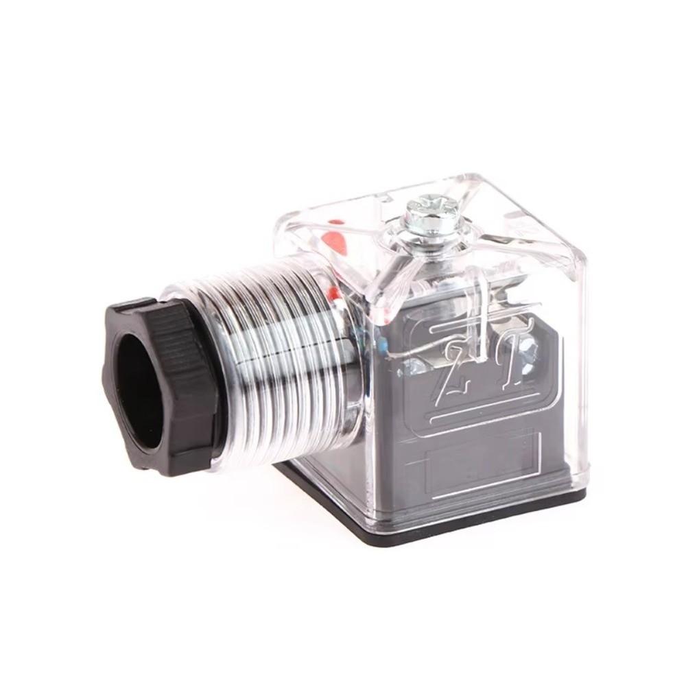 With Lamp Plug DC24V Solenoid Coil Plug Solenoid Junction Box  Electrical Connections