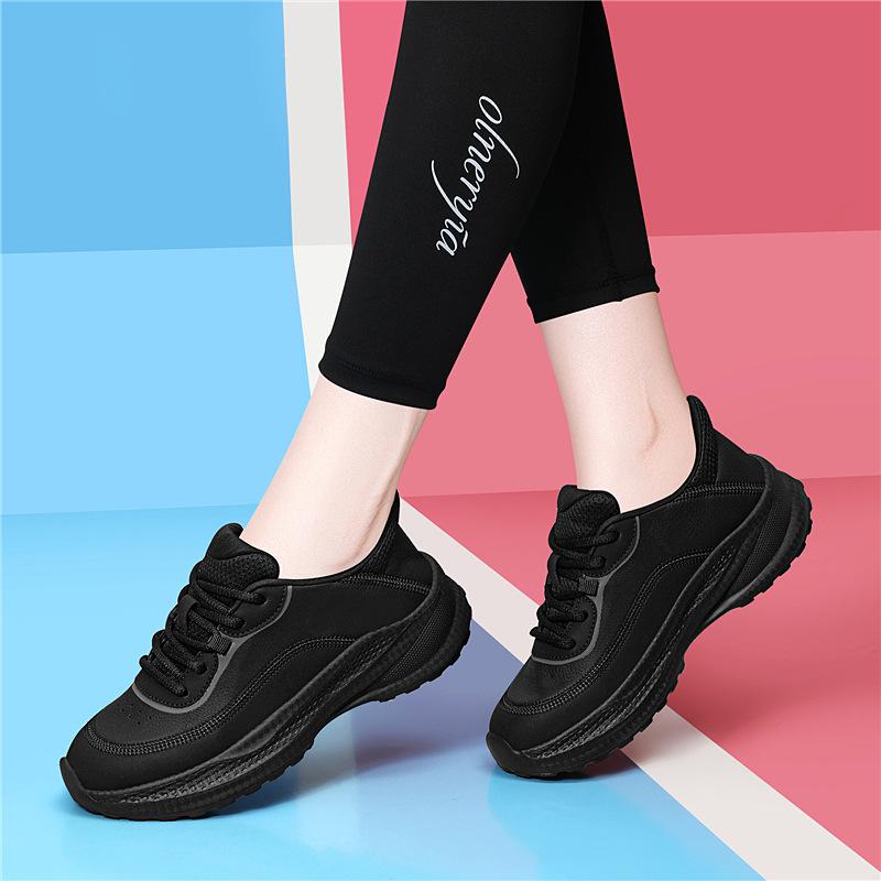 Women s shoes, new autumn and winter versatile fashion brand, high-end white shoes, women s casual and versatile sports sneakers 35