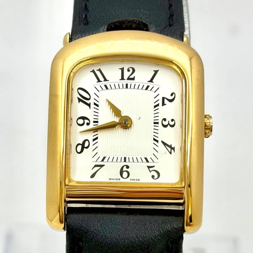 Used [New Battery] COACH Women's Watch Gold W001 5.329.323 Genuine Belt
