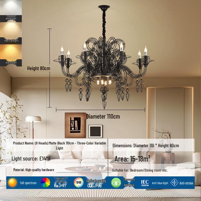 Dream Bubble Iron Art Chandelier