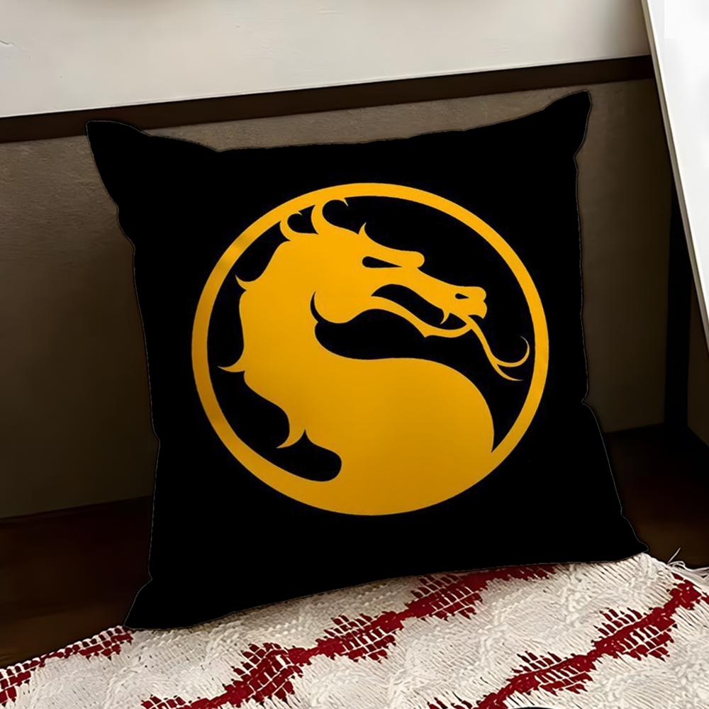 MMortal Kombat Cushion Cover Reversible Soft Durable Pillow Cover Home  Car MultiScene Use for Daily Comfort