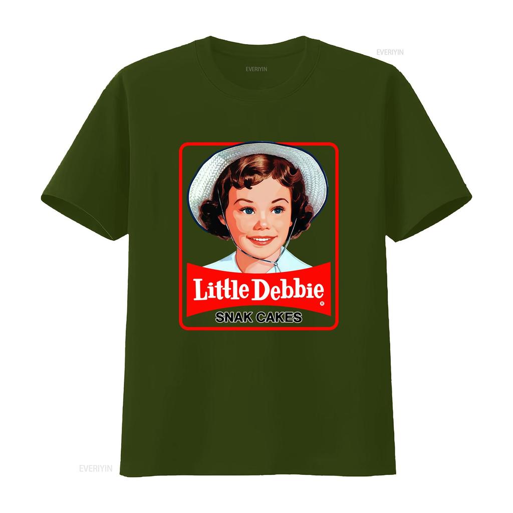 Retro Vintage Little Debbie Snack Cake Print Casual T Shirt vintage Washed Slightly Unisex fashion graphic Comfortable