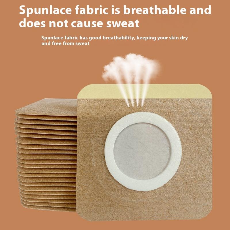 50 Pcs Disposable Plaster Air Permeable Belly Button Stickers Fabric Patches For Comfort Navel Adhesive Body Blank Plaster Patch