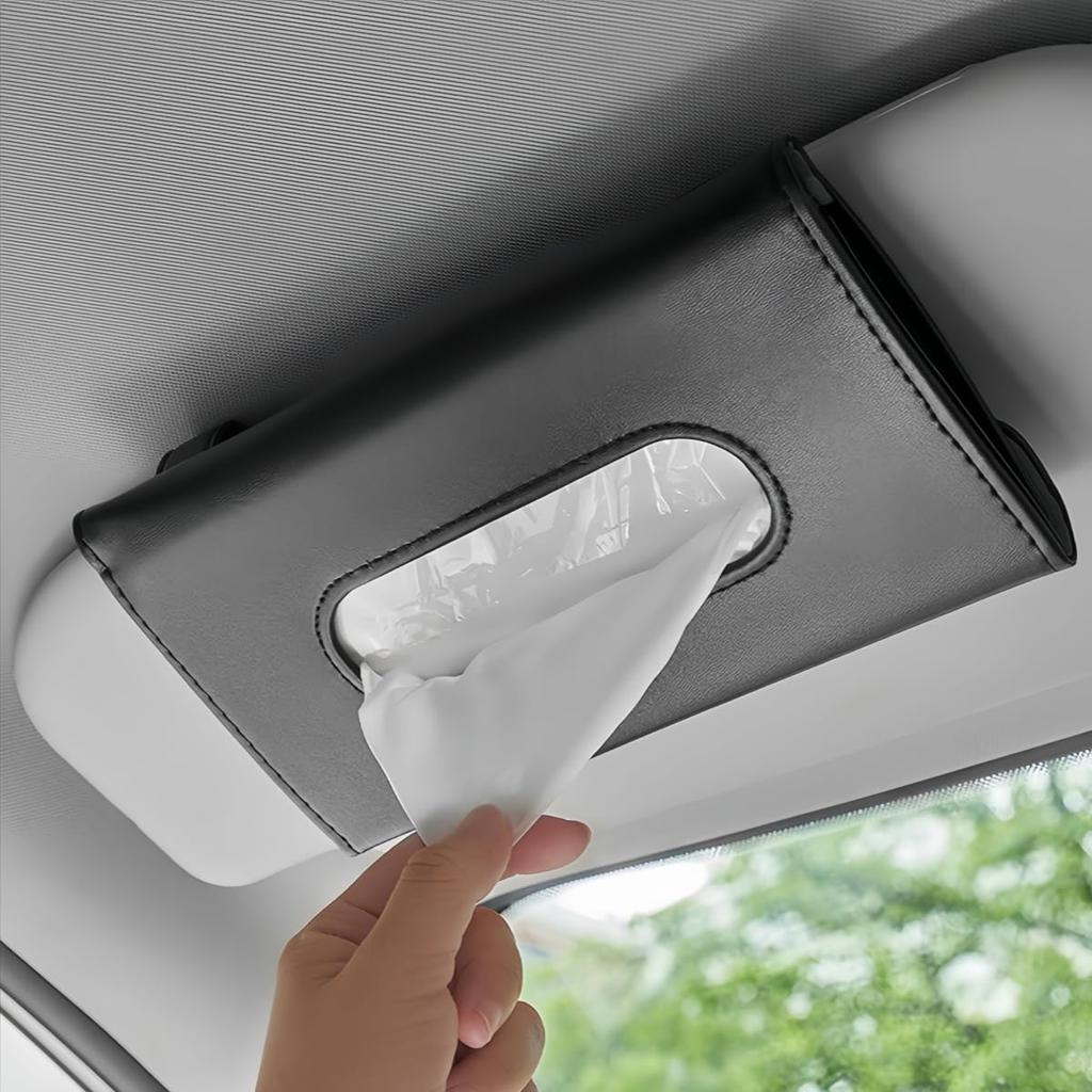 Universal Car Tissue Slim Compatible with All Vehicle Car Tissue Tissue Sun Visor Tissue Car Interior Car Supplies No Case, Design, Types, Cover,