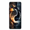 For TCL 605 Case Fashion Flower Protective Black Silicone Soft TPU Back Cover Case For TCL 60 5G 60 SE Case 60SE Coque Funda Bag