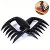 2PCS Bear Claw Quick Meat Shredder Black Bear Claw Meat Divider Multifunctional Meat Processing Tool Cooking Accessories
