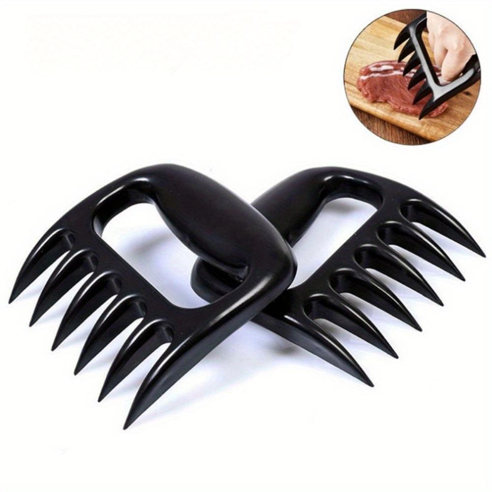 2PCS Bear Claw Quick Meat Shredder Black Bear Claw Meat Divider Multifunctional Meat Processing Tool Cooking Accessories