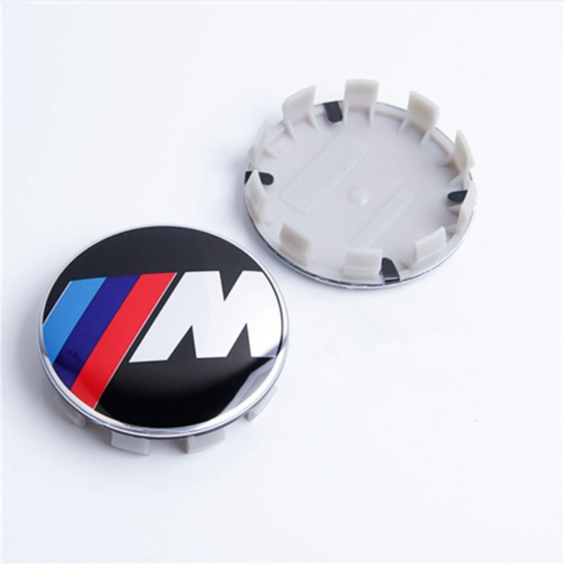 For BMW X1 14PCS 56MM 68MM Car Hub Cap Sticker Wheel Center Cover Decal Decoration Accessories For BMW M X2 X1 X3 X5 X6 X7 E60 Emblem Badge