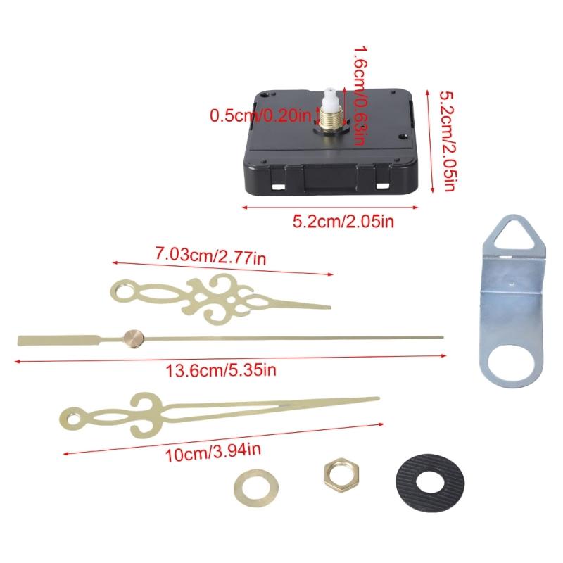Ace de Ceas Antice cu Săgeți și Kituri Motor de Ceas Mecanism de Ceas Silențios Set de Înlocuire pentru Ceasuri de Perete DIY