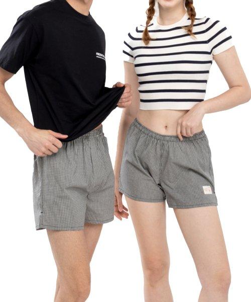 

[AIRGIL] Унисекс хлопковые шорты для пижамы, набор для пары [Отправка из Кореи] 100% Оригинал Light Blue M