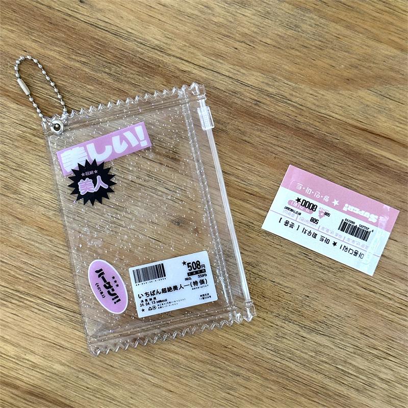 Creative Candy Bag Photocard Holder Props Badge Storage Display Bag Pendant Idol Photo Card Protective Cover Card Holder