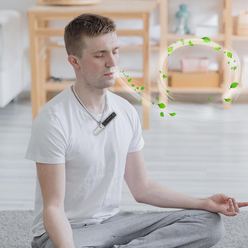 Breathing Resistance Whistle Necklace Meditation Whistle Necklace Mindful Breathing Necklace Meditation Jewelry for Adults