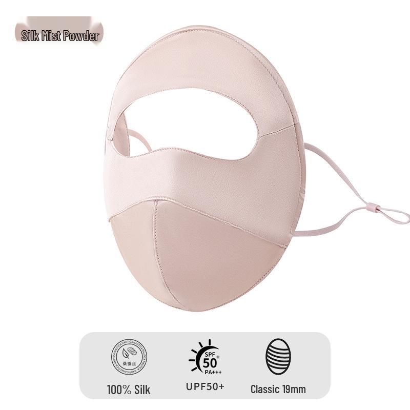 Thickened Winter Cashmere Silk Mask: Fleece-Lined, Windproof, Cold-Proof, Mulberry Silk for Eye Corner Protection