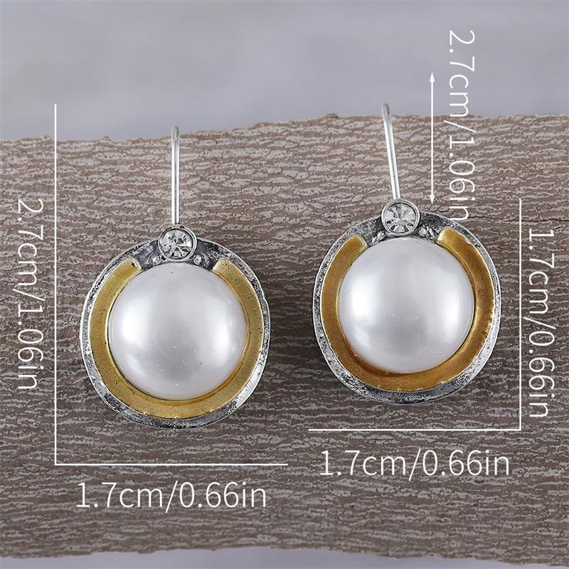 Light Luxury Small Fragrant White Pearl Earrings