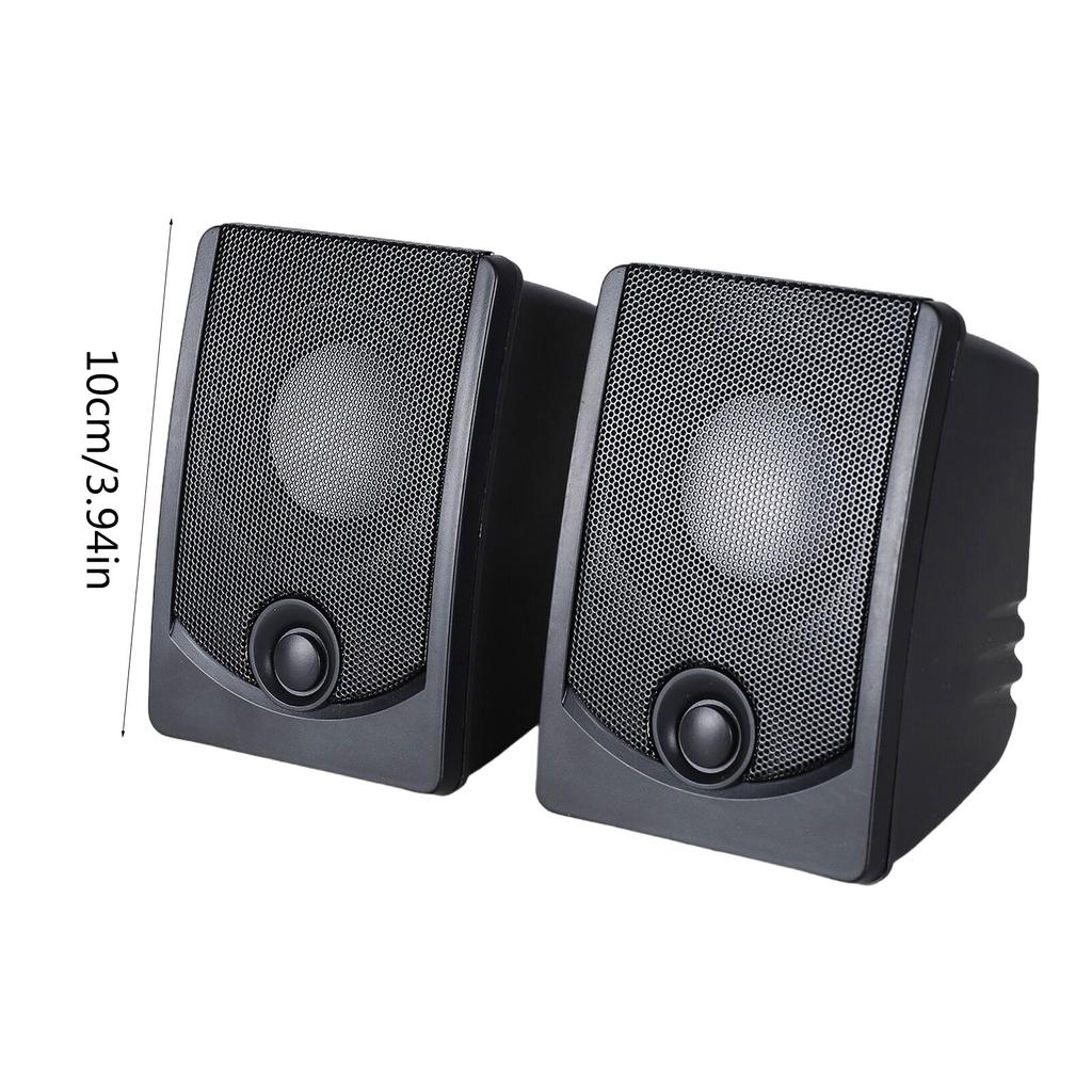 Convenience USB Desktop Speaker Simple Design Computer Speaker User Friendly Sound & Easy Access Volumes Control