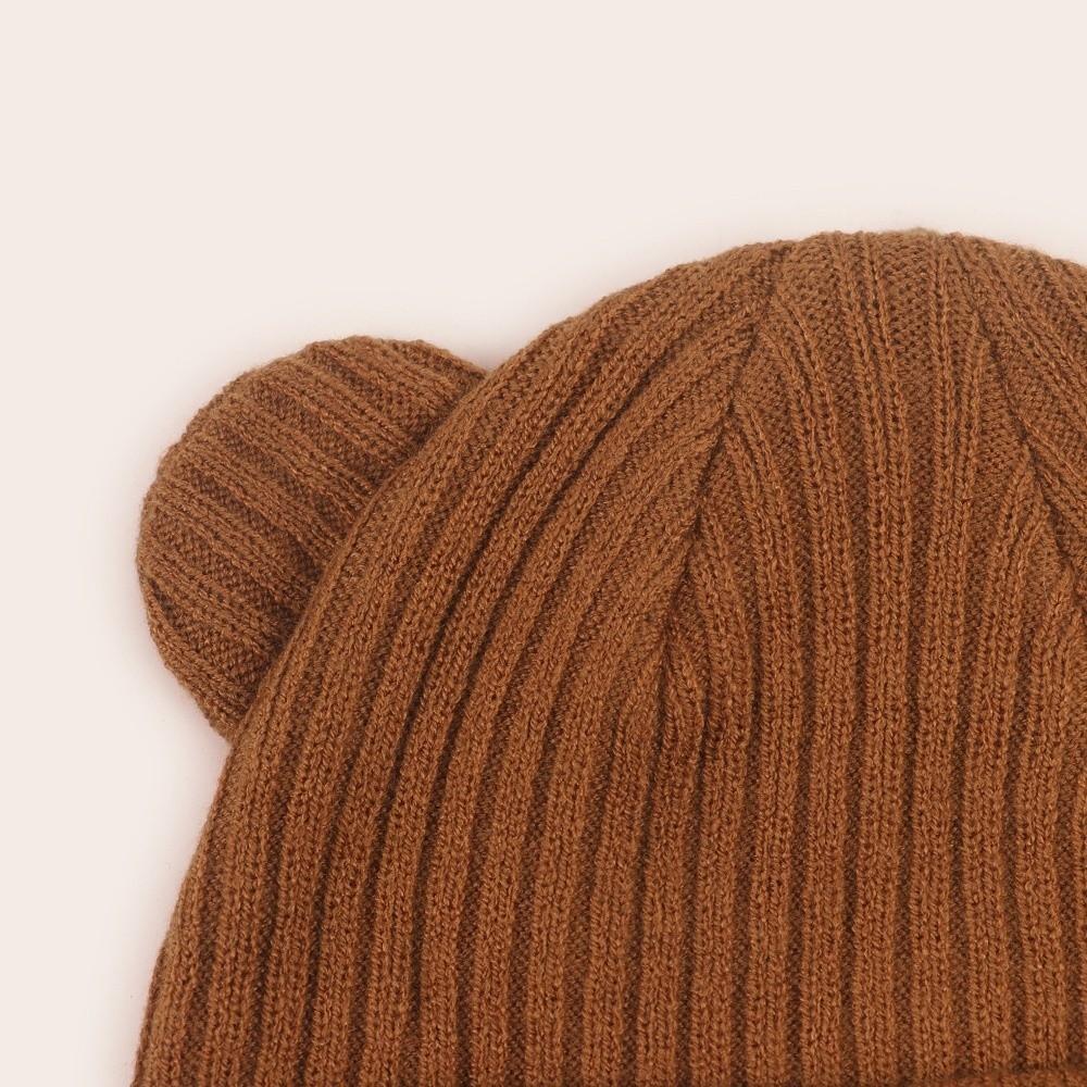 Windproof Beanies Cap Cold Proof Pullover Cap New Knitted Hat Baby