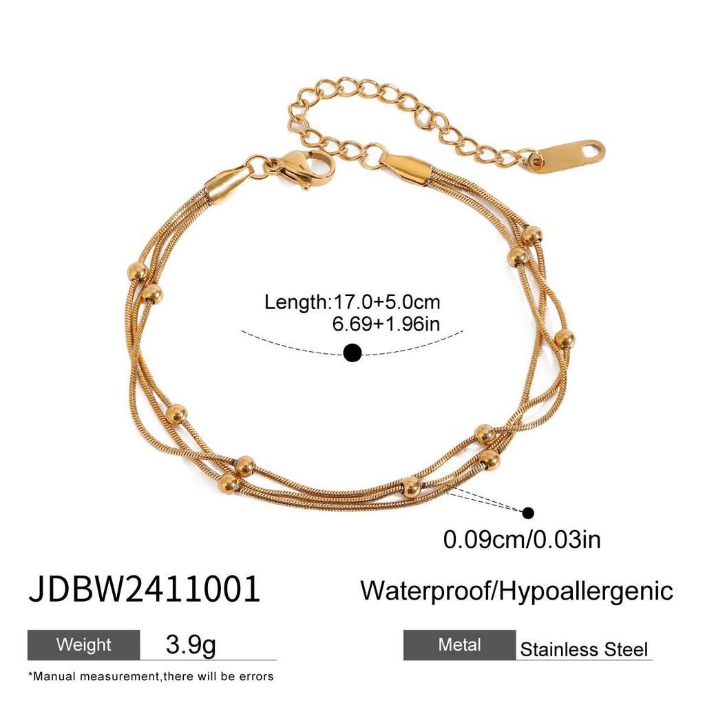 JYL TS Bracelet  Finger-connected Ring Design Unites Hearts & Luck