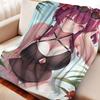 Cartoon Honkai Star Rail Kafka Flannel Blanket Cover Warmth Soft Anime Blanket Multifunctional Decor Home Universal Blankets