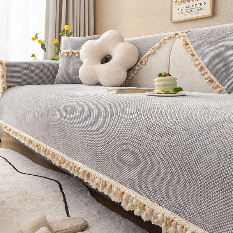 Sofa Cushion Four Seasons Universal Ins Style Backrest Towel Cover Cloth Non-Slip Sofa Cover Cushion