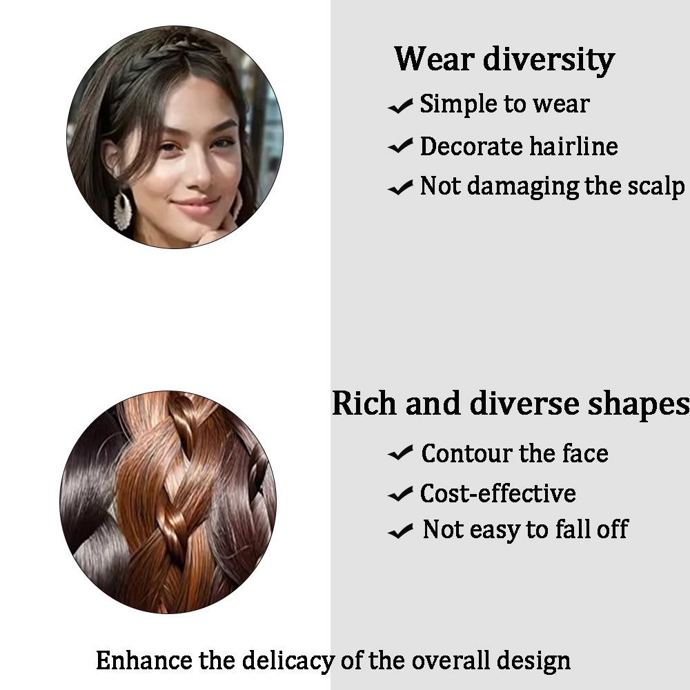 Žáruvzdorná pletená čelenka v korejském stylu pro každodenní nošení žen