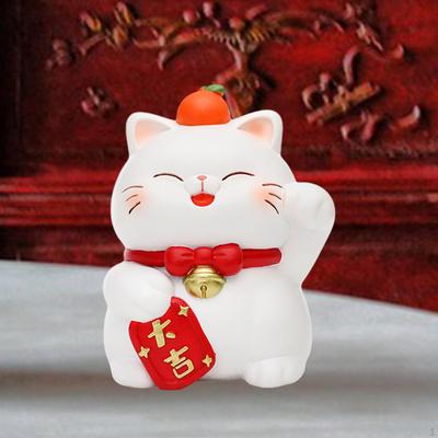 Piggy Bank Cat Statue Home Decoration Coin Container Decorative Exquisite for Adult Girls