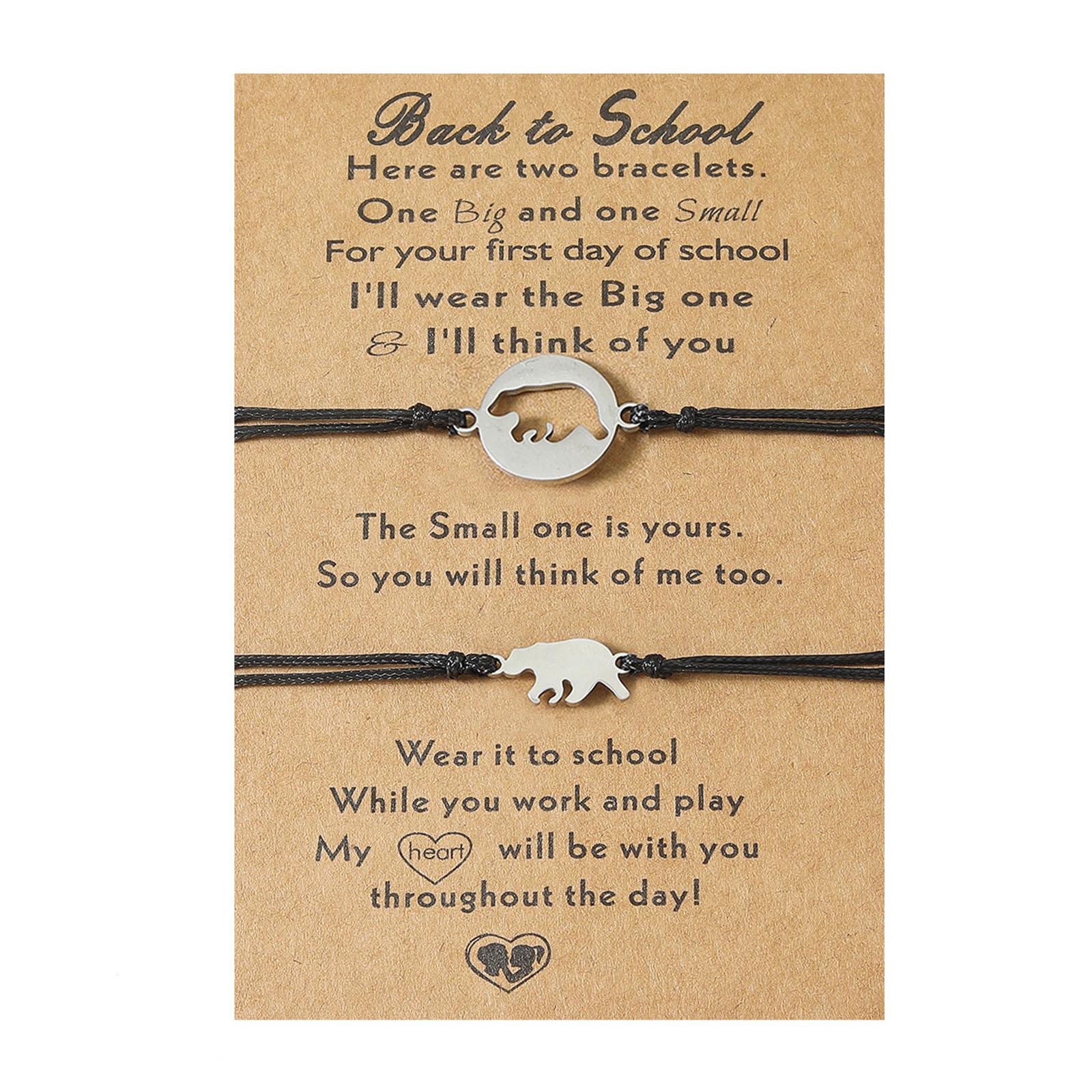 Cute Bear Matching Bracelets Gift for Mom Daughter Grandma and Granddaughter 1