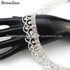 Bordure en Dentelle Strass Premium pour Robe de Mariée DIY, Chaussures, Sacs et Décoration